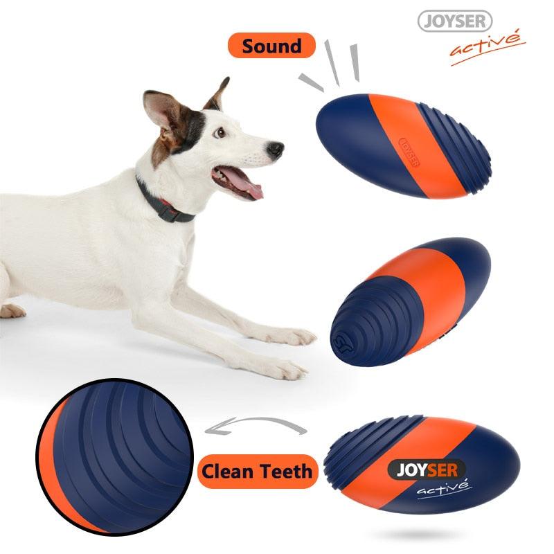 Chew Ball Dog Toy - Interactive Toys For Small Large Dogs Bite Resistant Molar Tooth Cleaning With Squeaker Durable Training (7W2)(6W2)