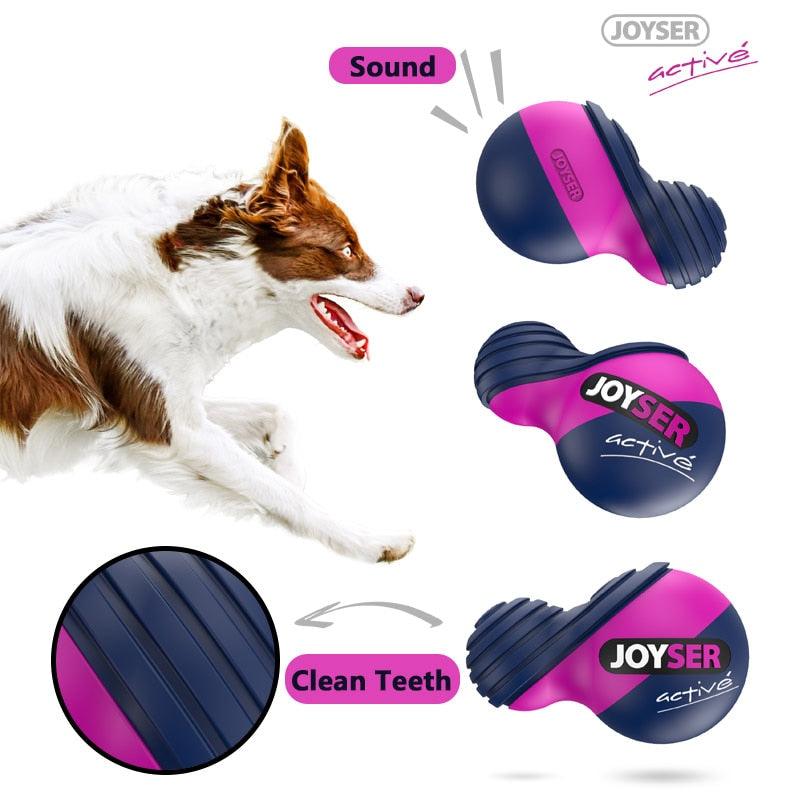 Chew Ball Dog Toy - Interactive Toys For Small Large Dogs Bite Resistant Molar Tooth Cleaning With Squeaker Durable Training (7W2)(6W2)
