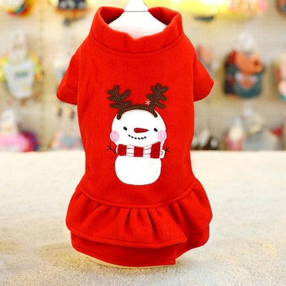Christmas Dog Clothes - Costume Warm Winter Dog Jacket Coat Hooded Puppy (W2)(W4)(W3)