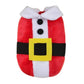 Christmas Dog Clothes - Small Dogs Coat Chihuahua Winter Pet Hoodie Santa Costume With Belts (2U69)