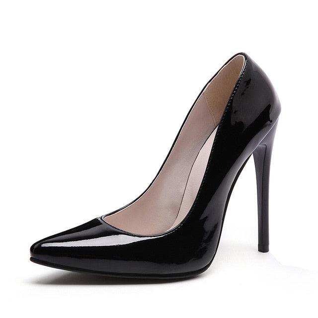 Classic Fashion High Heels Women Pump Shoes - Thin Heel Sexy Pointed Toe Wedding Party (SH1)(WO2)