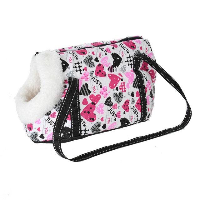 Classic Pet Carrier - Small Dogs Cozy Soft Puppy Cat Dog Bags -Outdoor Travel Pet Sling Bag (5LT1)