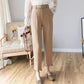 Autumn Winter Women Pants - High Waist Loose Formal Elegant Office Pants - Lady Ankle Length Pants (BP)(F25)