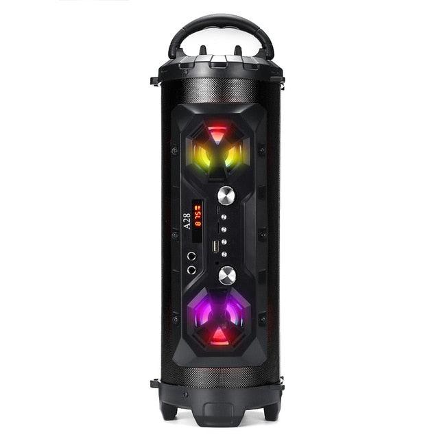 Colorful LED Light Portable bluetooth Speaker - Powerful Wireless Outdoor Speaker (HA3)(HA)(1U57)