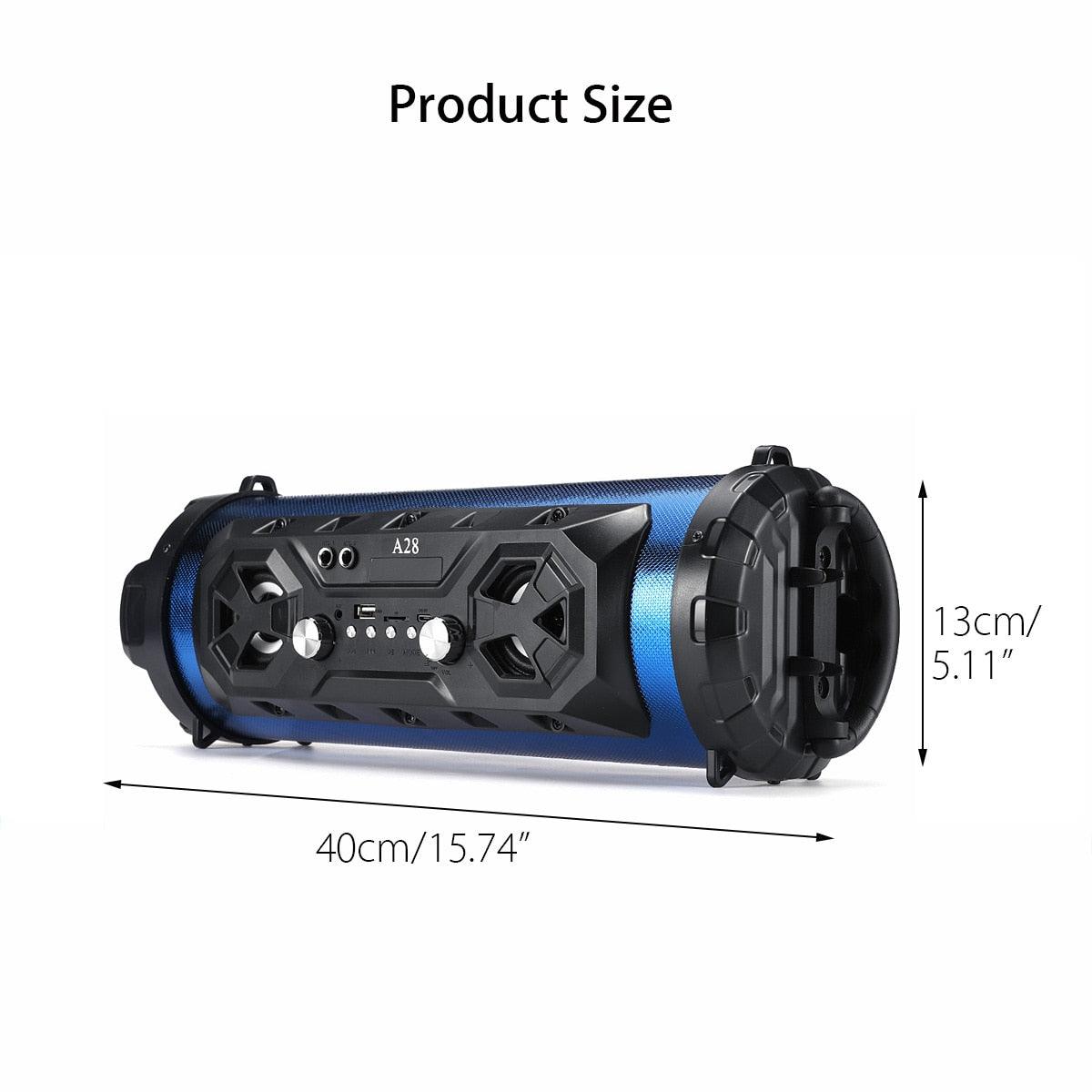 Colorful LED Light Portable bluetooth Speaker - Camping Party Subwoofer Surround Music Boombox (HA3)(HA)(1U57)
