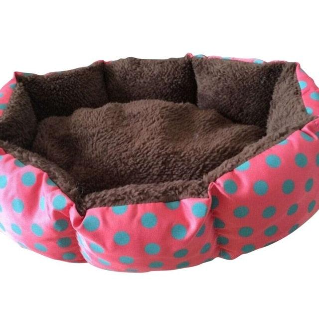 Great Colorful Leopard Print Pet Cat And Dog Bed Mats - Washable Warm Kennels Doghouse (4W3)(6W3)