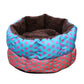Great Colorful Leopard Print Pet Cat And Dog Bed Mats - Washable Warm Kennels Doghouse (4W3)(6W3)