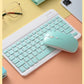 Colorful Russian Spanish English Keyboard And Mouse - For Samsung Android Tablet For iPad 9.7 10.5- Bluetooth Mouse Keyboard (TLC4)