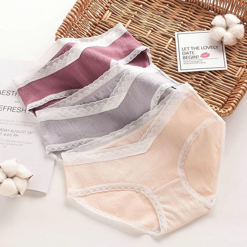 Gorgeous Cotton Maternity Panties - Pregnancy Under The Bump - Best For Dress & Jeans (5Z2)