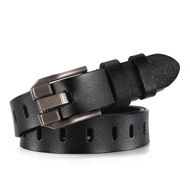 Women's Belt - Genuine Leather Belts - Luxury Retro Strap Fashion High Quality Belt (D44)(4WH1)