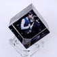 Amazing Rotating Square Shaped Crystal Photo Frame Customized Color Printing Picture Frames Glass (D62)(AD3)