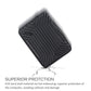 10 13 14 15.6 Inch Shockproof Waterproof Laptop Sleeve with Handle Lightweight Soft EVA Tablet Case for Laptops Black (CA4)