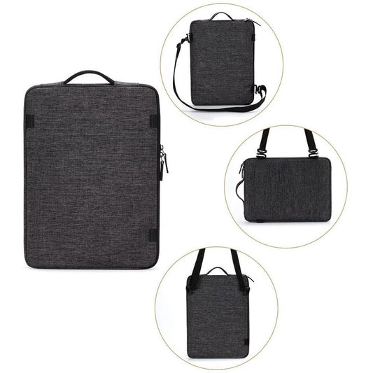 11 13 14 15.6 17.3 Inch Waterproof Laptop Bag Polyester with USB Charging Port Headphone Hole Mutil-use Laptop sleeve (CA4)(F52)