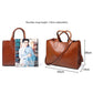 Designer Handbags - Women High Quality PU Leather Trunk Tote Shoulder Bag (3U43)