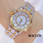 Amazing Diamond Women Luxury Watch - Rhinestone Elegant Ladies Watches (9WH3)(9WH1)(F82)