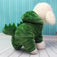 Great Dinosaur Coat Dog Clothes - Winter French Bulldog Jacket Cartoon Dog - Halloween Costume (D69)(W2)