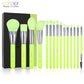 10/15pcs Neon Peach Makeup Brushes Soft Synthetic Hair Powder Blush Foundation Brushes Set (M5)(1U86)