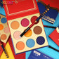 12pcs Makeup Brushes- Foundation Eyeshadow Brush Set - 9 Color Eye Shadow Nude Palette Kit (D86)(M5)(M2)(M4)(1U86)