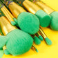 14pcs Makeup Brushes Set and 34 Color Matte Shimmer Eyeshadow Palette Make up Palette Professional Tropical Collection (M5)(M2)(1U86)(F86)