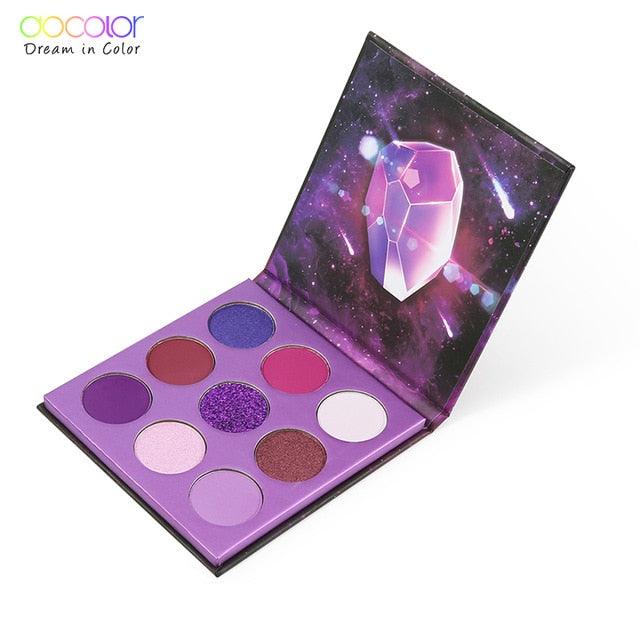 9 Colors Eye Shadow Palette Beauty Makeup Powder Matte Shimmer Glitter Eyeshadow Palette Waterproof (M2)(1U86)