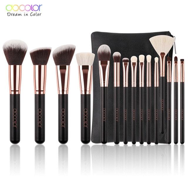 Rose Gold Makeup brushes set professional Synthetic Hair Foundation Powder Eyeshadow Make up Brush Blush (D86)(M5)(1U86)