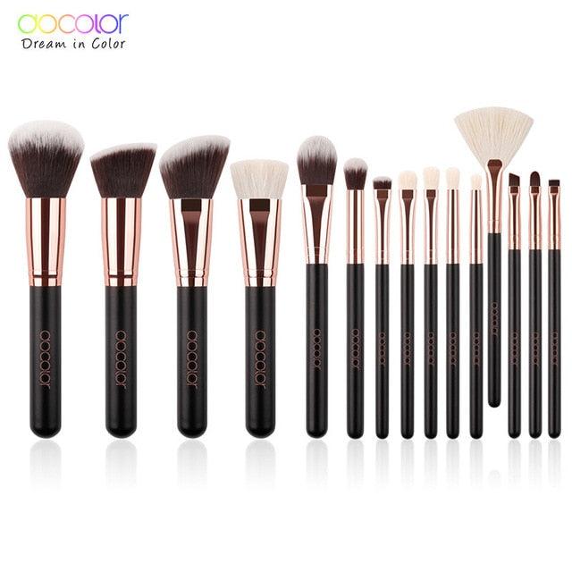 Rose Gold Makeup brushes set professional Synthetic Hair Foundation Powder Eyeshadow Make up Brush Blush (D86)(M5)(1U86)