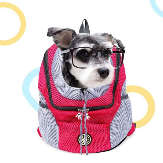 Dog Backpack Carriers - Outdoor Breathable Travel Carrier - Pet Cat Bag - Puppy Dog Bag (2U106) - Deals DejaVu