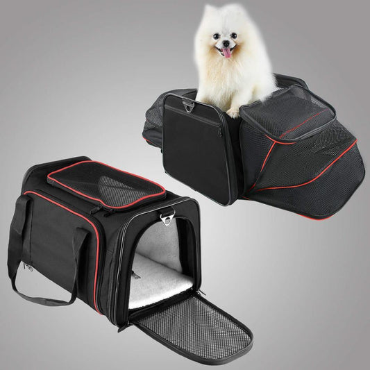 Dog Carrier Portable Pet Backpack - Messenger Cat Carrier Outgoing Travel Bag (5LT1)(F106)