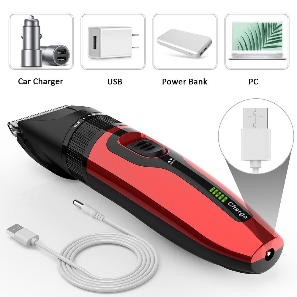 Dog Grooming Clippers Kit - Rechargeable Low Noise Dog Cat Clipper Professional Cordless Pet Hair Trimmer (D72)(1U72)(1W2)