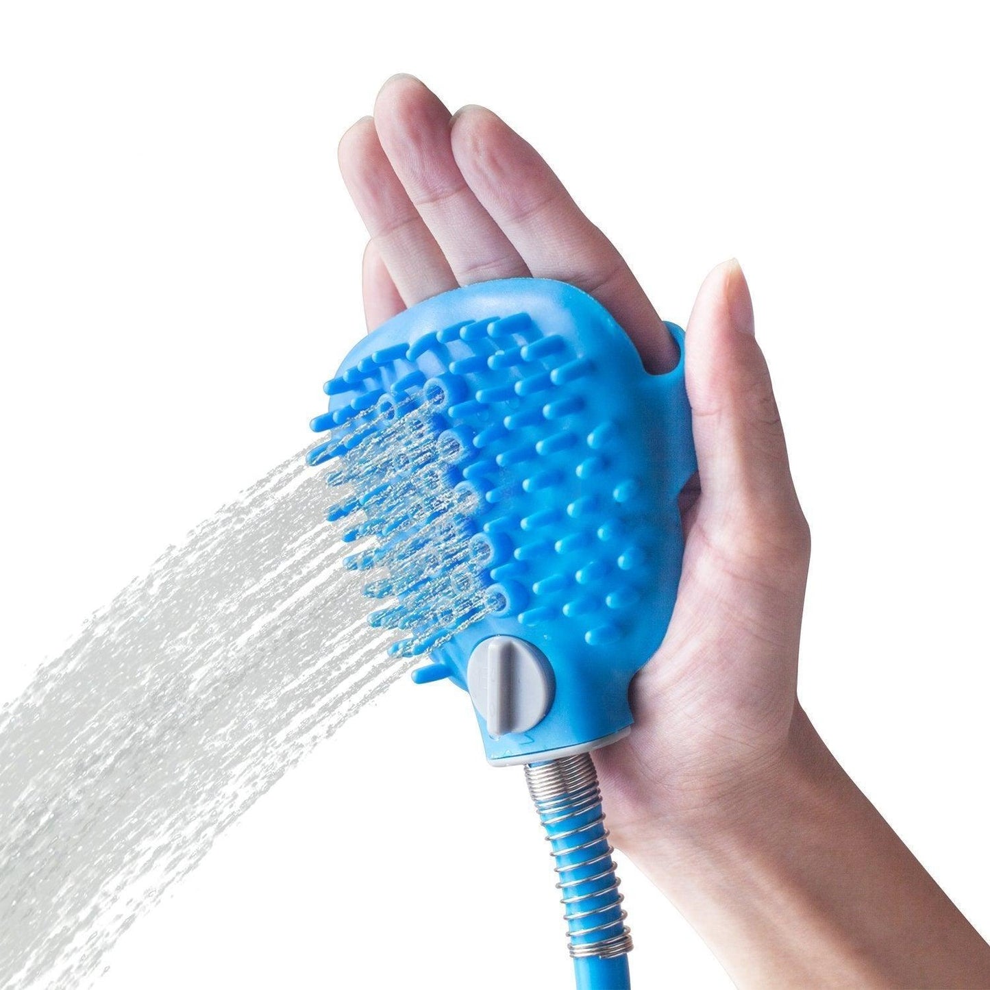 Dog Shower Massager Tool Cleaning Bathing Washing Sprayer - Glove 360 Washing Hair Long Hose for Dog Cat Pet Shower (2U72)