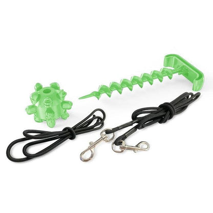 Dog Toy Interactive Push Ball Rope Set Toys - Tooth Cleaning Chew Toys Outdoor Pile Dog Toy Set (1U73)
