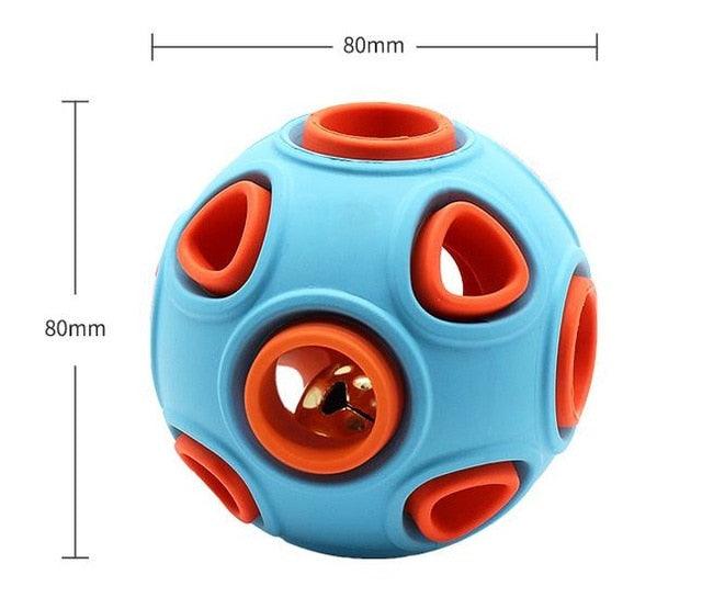 Dog Toy Ball - Sounds Interactive Bite Resistant Puppy Baiting Dog (1W3)(6W2)1(8W2)