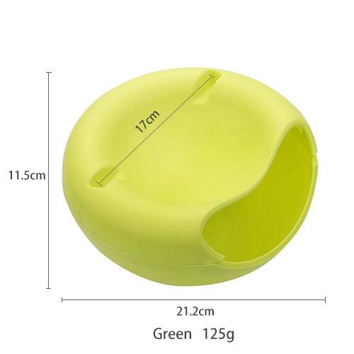 Double Layers Storage Box Snack Plates Modern Creative Modeling Lazy Snack Bowl (AK3)(F61)