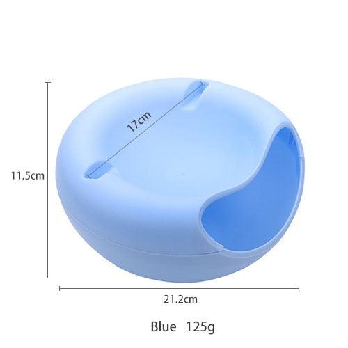 Double Layers Storage Box Snack Plates Modern Creative Modeling Lazy Snack Bowl (AK3)(F61)