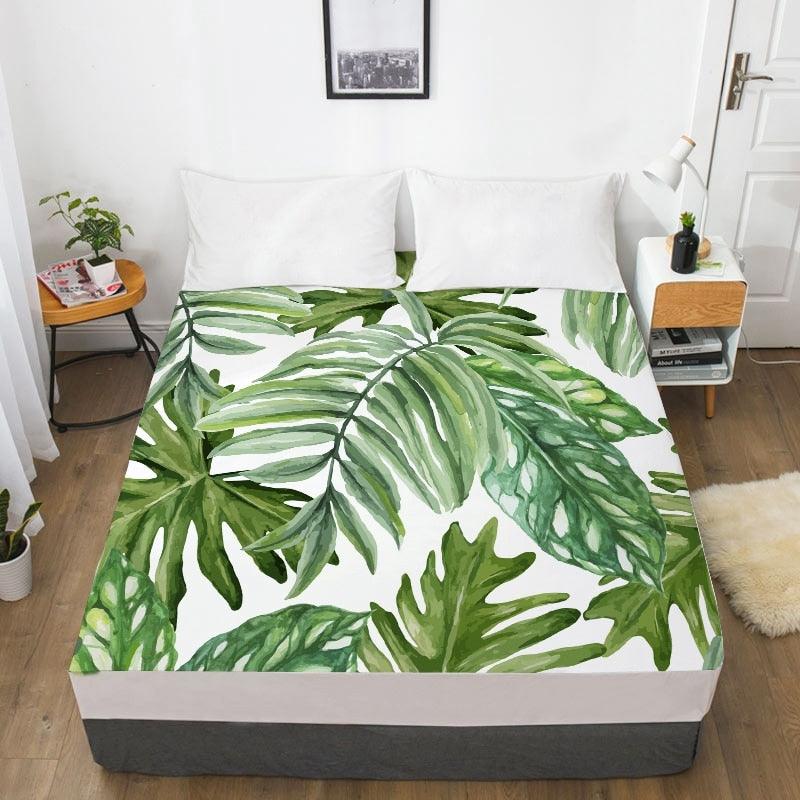 Bird Green Cactus Personal Dress Up Bedroom Home Textile Sheets 3D Print (5BM)(F63)