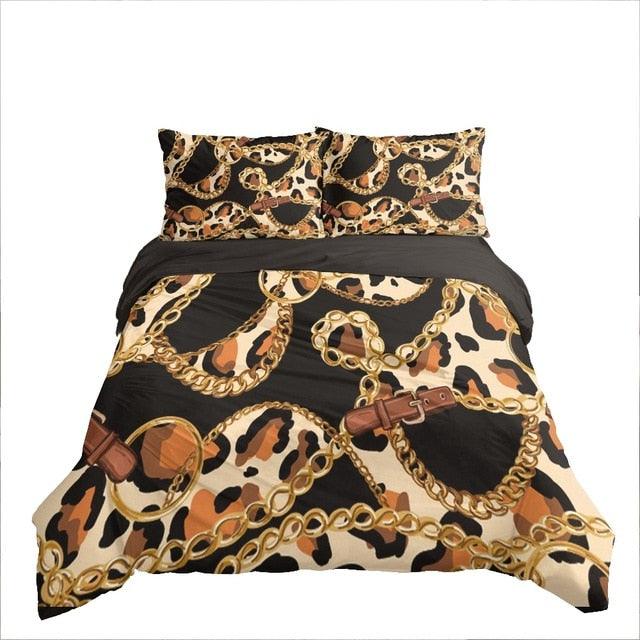 European art Bedding Home Textiles Set - King Queen Bedclothes Duvet Cover (D63)(8BM)(9BM)