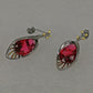 Delicate Feminine Red Earrings - Women Water AAA Drop Zirconia New Year Gift (D81)(2JW2)