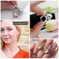 New Luxury Synthetic Grey Pearl Style Earrings - Women Fashion Hoop Style Cubic Zirconia Jewelry (2JW3)(2JW2)(F81)