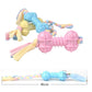 Durable Dog Toy - Bone Shape Dog Chew Toy - Cleaner Brushing Stick Oral Care Dog Toothbrush (1U73)