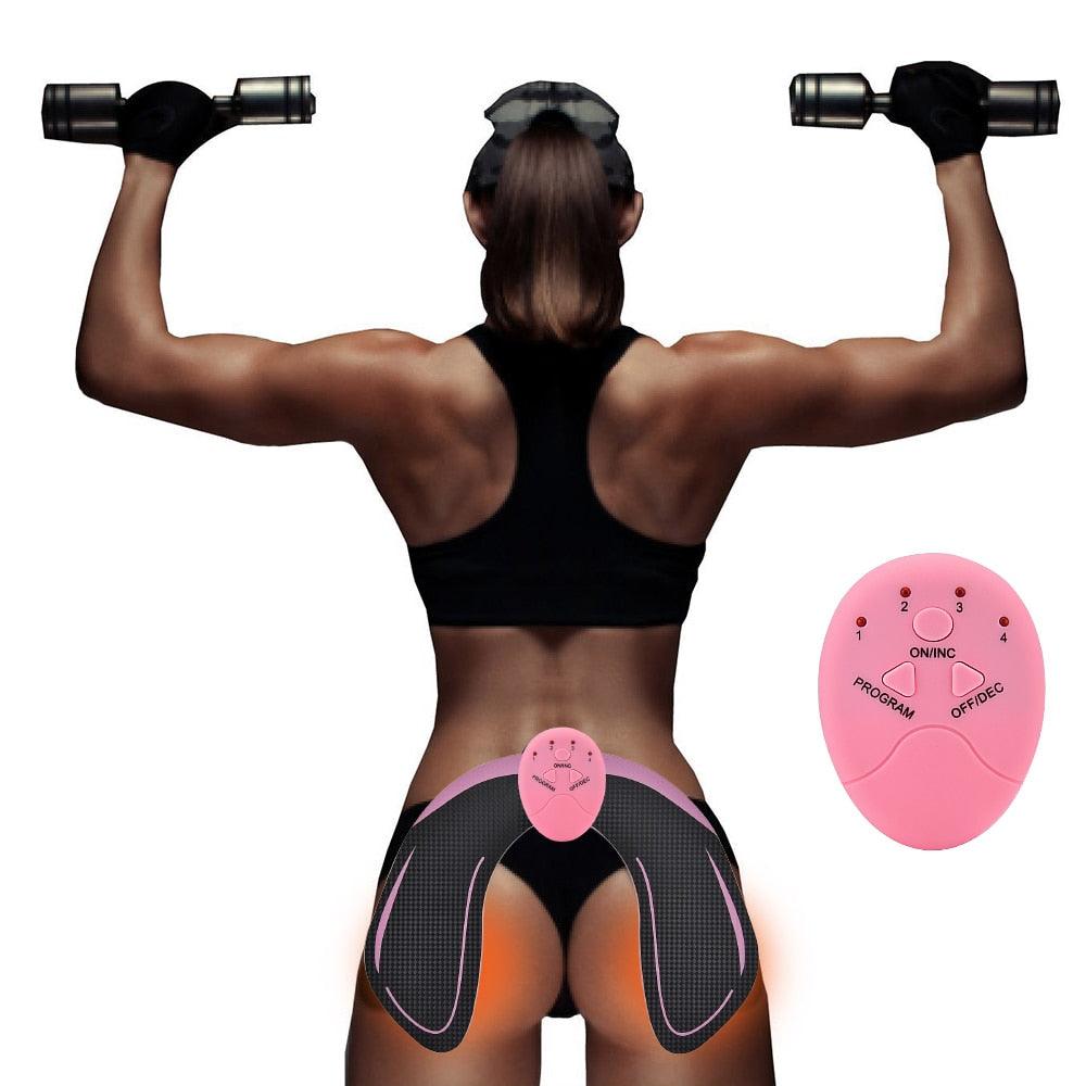 EMS Hips Trainer Slimming Buttock Lifting ABS Smart Fitness Abdominal Exerciser Wireless Gym (D80)(FH)