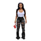 Nice Summer Ripped Jeans - Women High Waisted Fashion Jeans - Bottom Jeans Clothing (3U21)