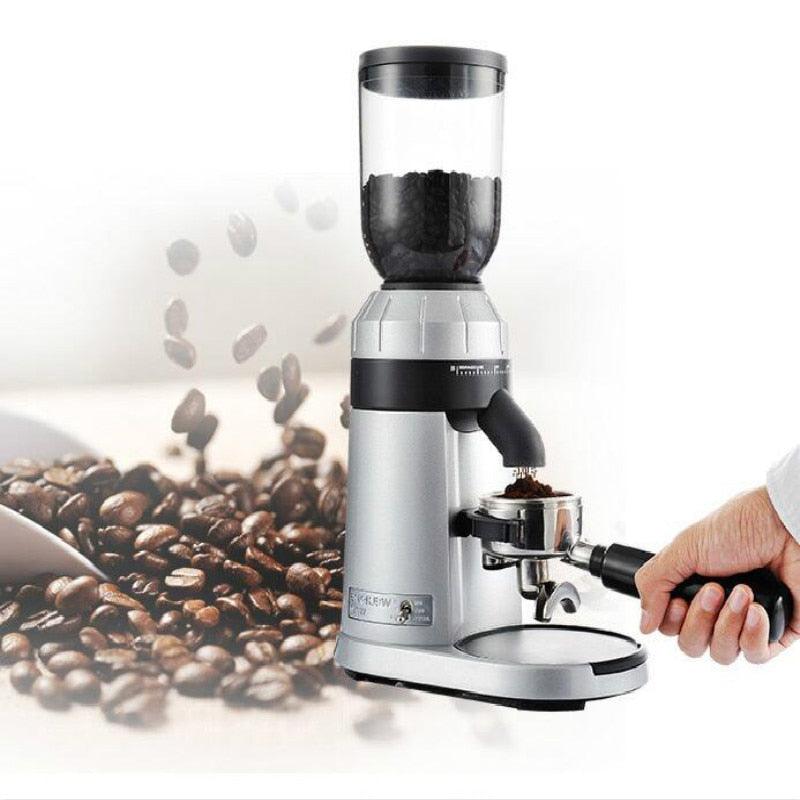 Electric Coffee GrinderItaly - Bean Grinder Espresso 250g Home Use Business 25 Levels Adjustable Conical Burr Grinder (H2)(1U59)