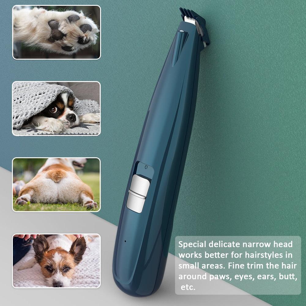 Electrical Pet Dog Cat Hair Trimmer - Pet Paw Nail Grooming Clipper Cat Cutter Shearing Battery Machine Shaver (1U72)(1W2)(2W2)