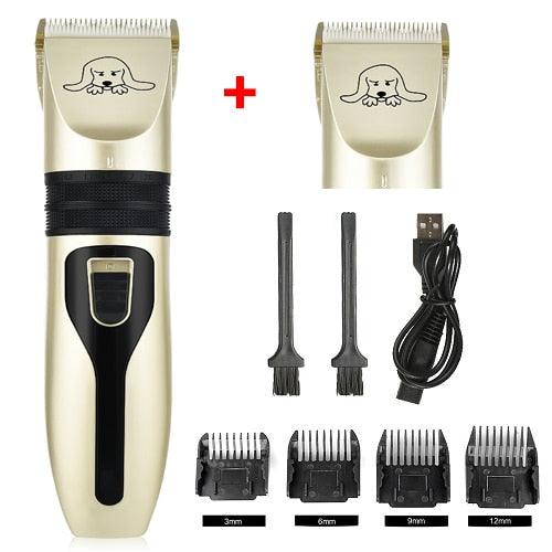 Electrical Pet Dog Hair Trimmer Grooming Clippers - Cat Cutter Machine Shaver Electric Scissor Clipper Dog Haircut Machine (1U72)(1W2)