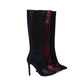 European & American Style Frosted Printed Long Boots - High Heel Point Fashion Boots (BB3)(BB2)(CD)(WO4)