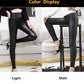 Gorgeous High Waist Women's Leather Leggings - Thin & Thick Femme Fitness PU Leggings - Push Up Slim Pants (D31)(TBL)