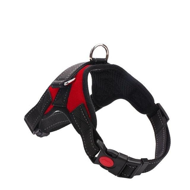 Explosion-proof Small Dog Harness Vest Pitbull Waterproof Oxford Puppy Harness Beagle Pet Accessories (3W1)