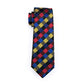 Men's Tie Multi-Color Plaid Silk Jacquard Woven Tie - Hanky Cufflinks Set Ties (2U17)