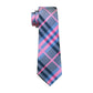 Men's Tie Multi-Color Plaid Silk Jacquard Classic Tie - Hanky Cufflink Set Ties (2U17)