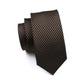 Fashion Classic Tie - Striped Silk Jacquard Woven Necktie Hanky Cufflinks Set (2U17)